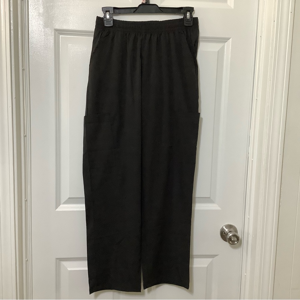 Scrub uniform cargo Black Straight Leg Women's Pants size small